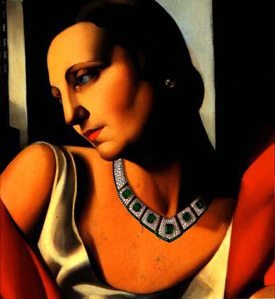 portrait de mme boucard contemporain Tamara de Lempicka Peintures à l'huile